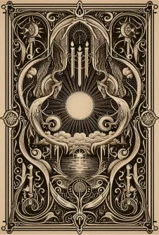 Dorso de la carta de tarot